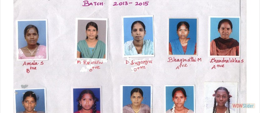 Some of the Scholarship Recipients at Sarva Vidya 